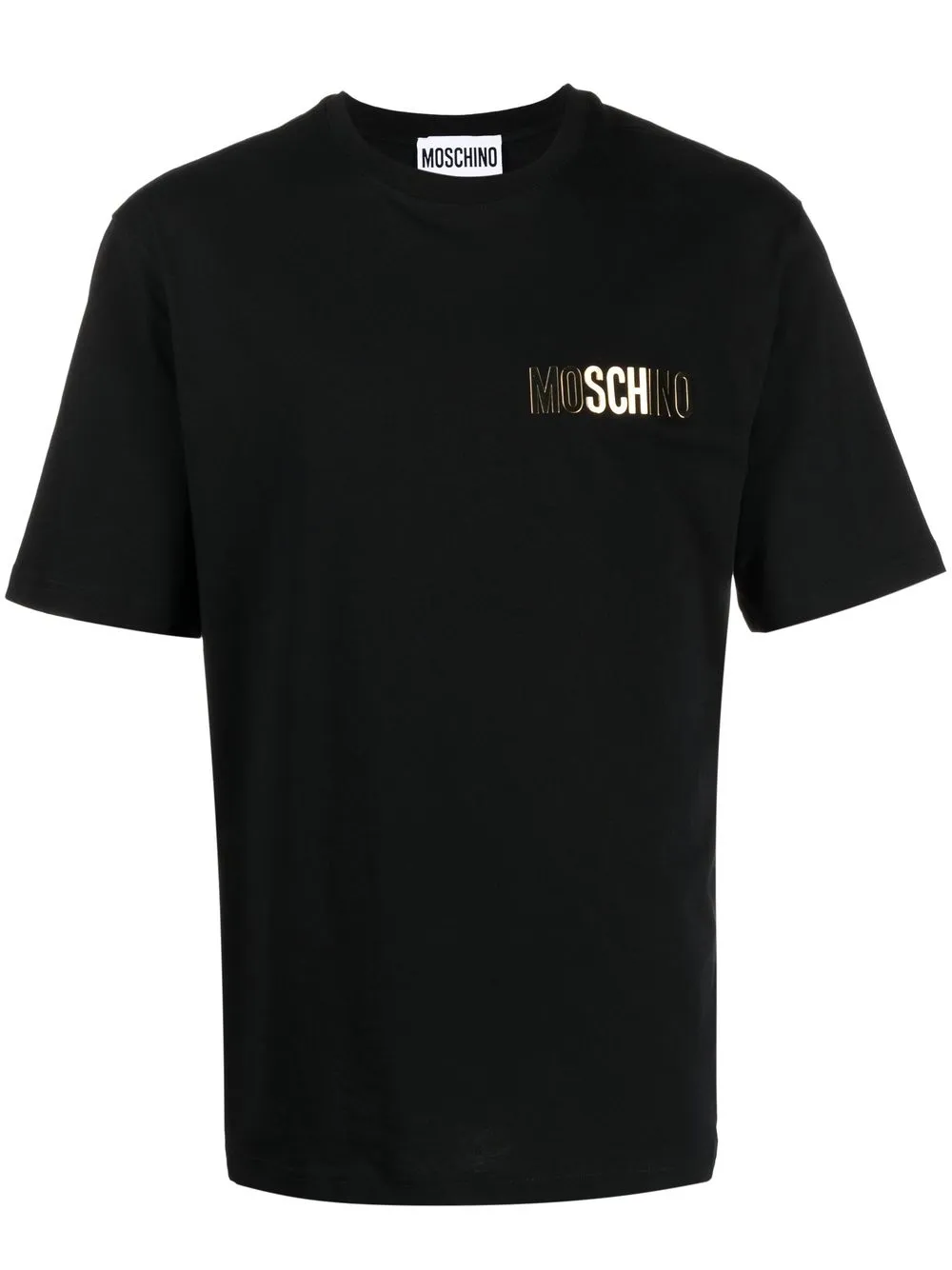 

Moschino playera con cuello redondo - Negro