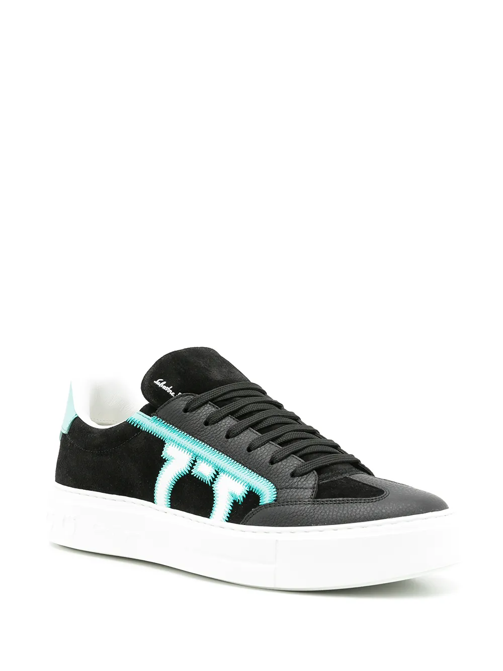 Ferragamo Borg 5 low-top sneakers Black