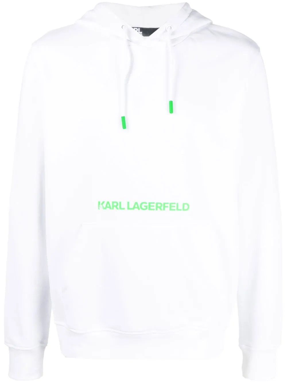 

Karl Lagerfeld sudadera con logo estampado - Blanco