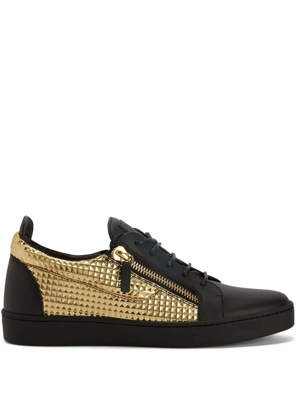 Giuseppe Zanotti geometric-panel sneakers Black