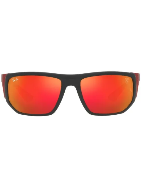 Ray-Ban RB8361M Scuderia Ferrari square sunglasses RB8361MF6476Q - 0
