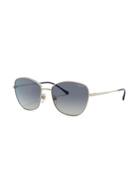 round-frame tinted sunglasses