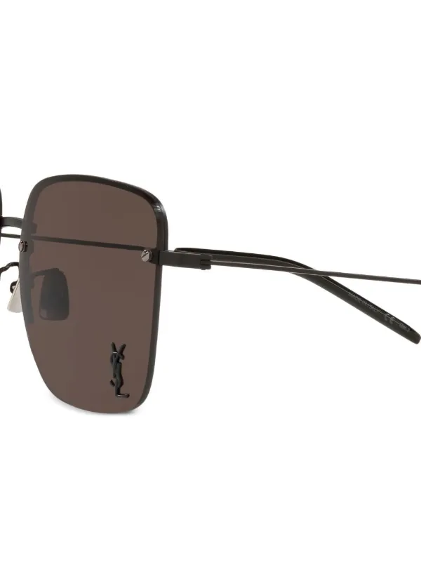 Saint Laurent Eyewear Monogram Square Rimless Sunglasses  display picture 1
