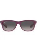 Ray-Ban RB2132 New Wayfarer square sunglasses - Purple