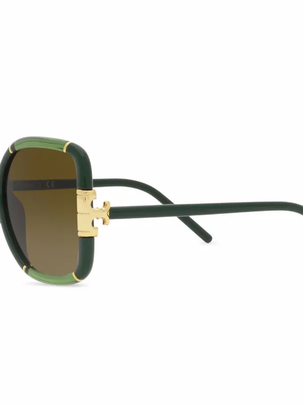 tory burch logo hinge sunglasses