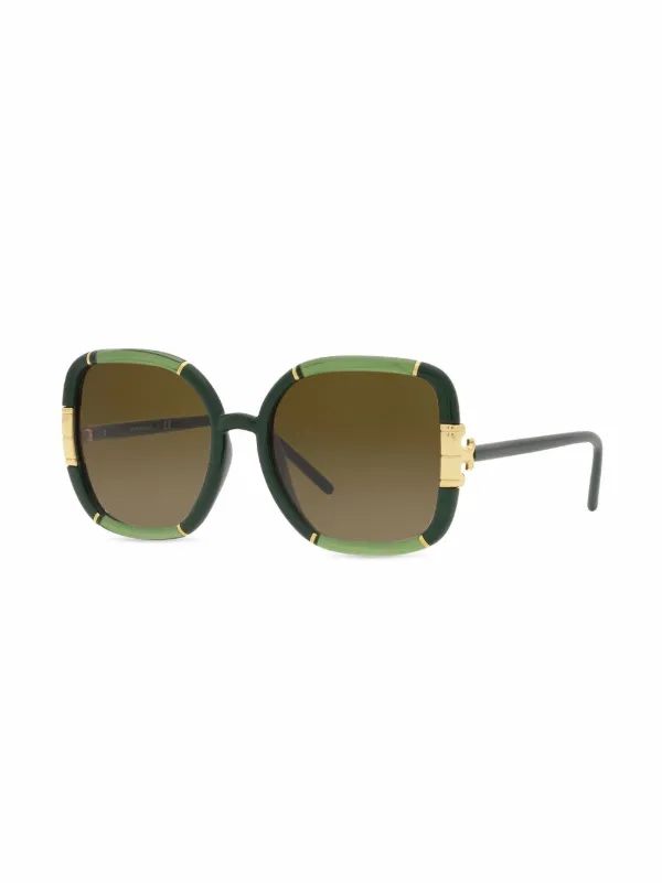 tory burch logo hinge sunglasses