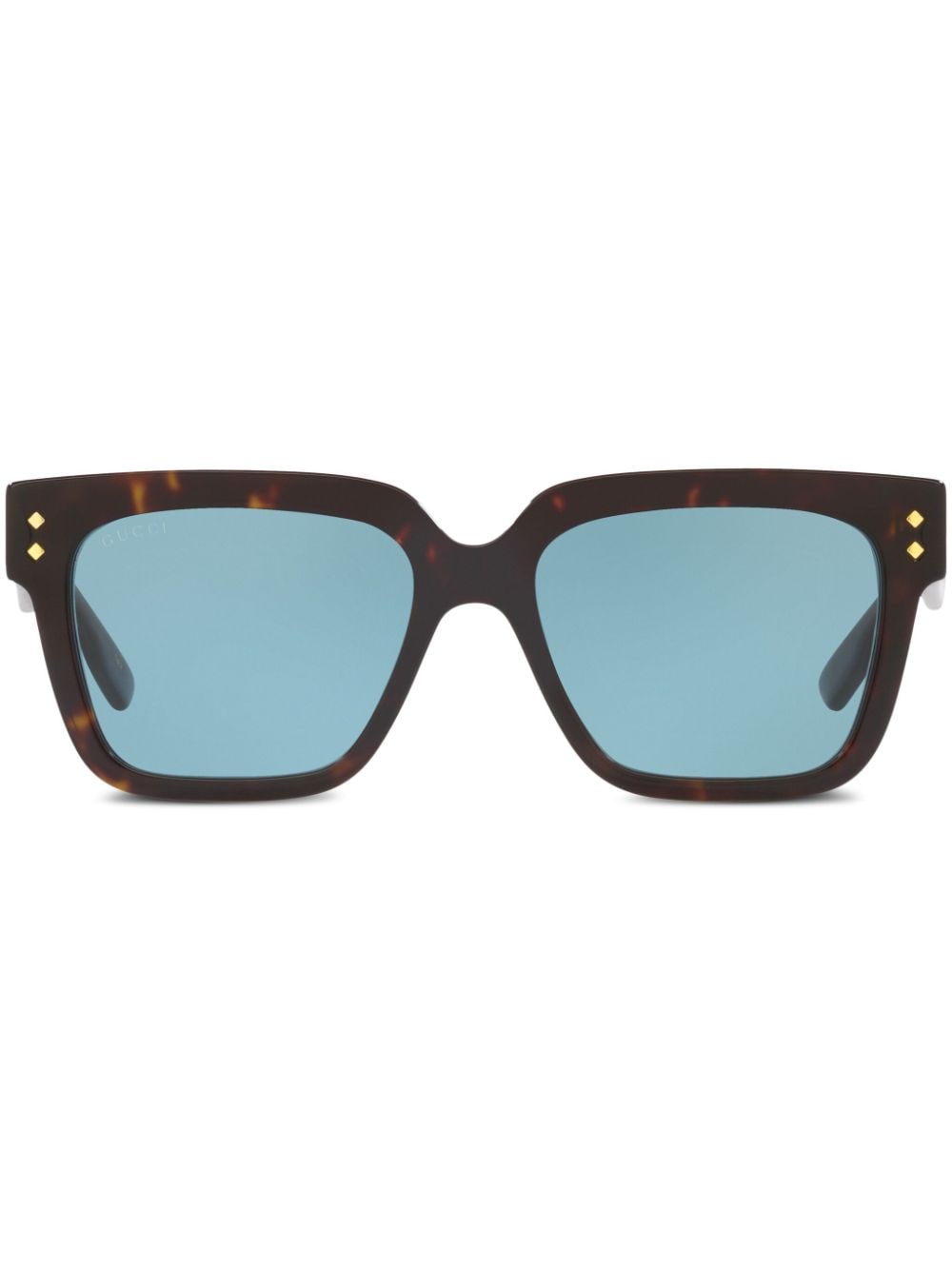 Gucci Gc001829 Square-frame Sunglasses In Braun