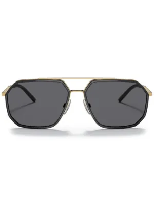 Dolce & Gabbana Eyewear パイロット サングラス | ブラック | FARFETCH JP