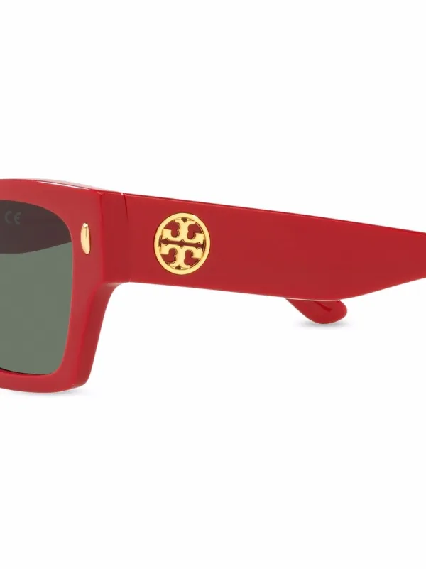 Tory Burch Rectangular Lense Sunglasses Farfetch