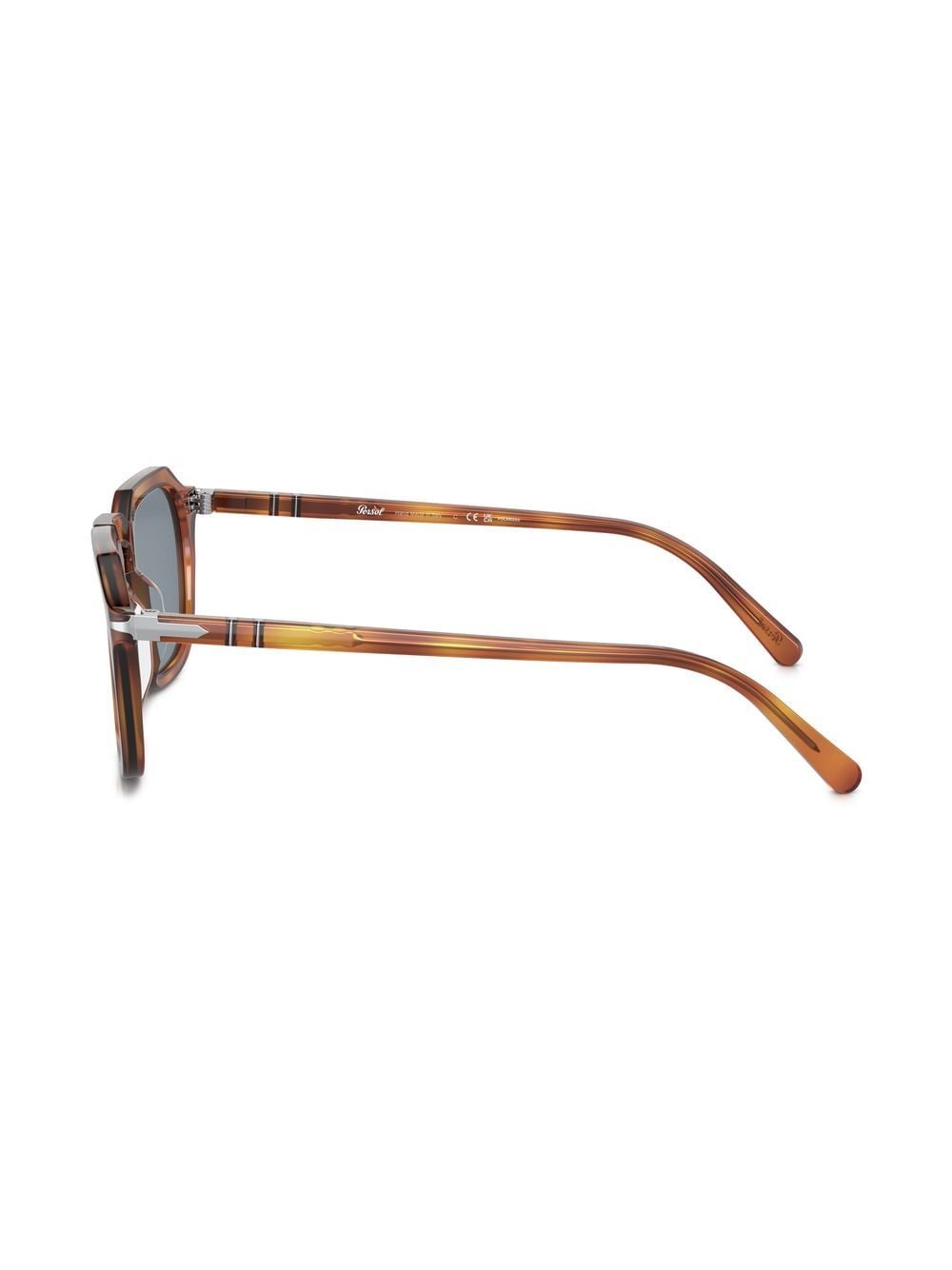 Shop Persol Square-frame Sunglasses In Braun