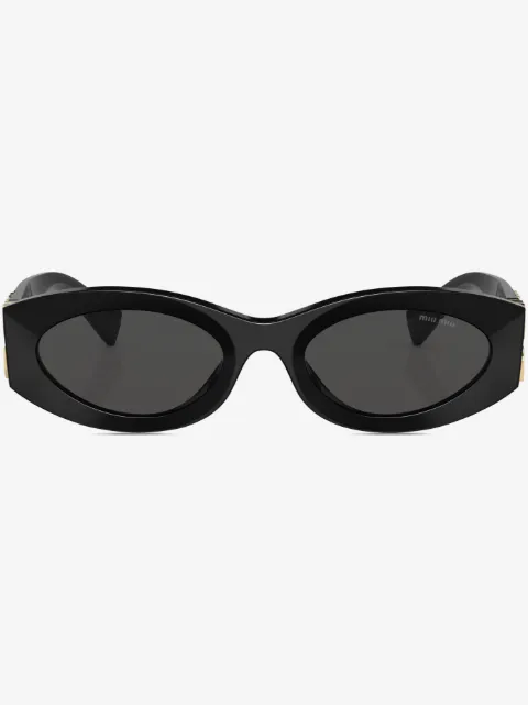 Miu Miu Eyewear Glimpse oval-frame sunglasses