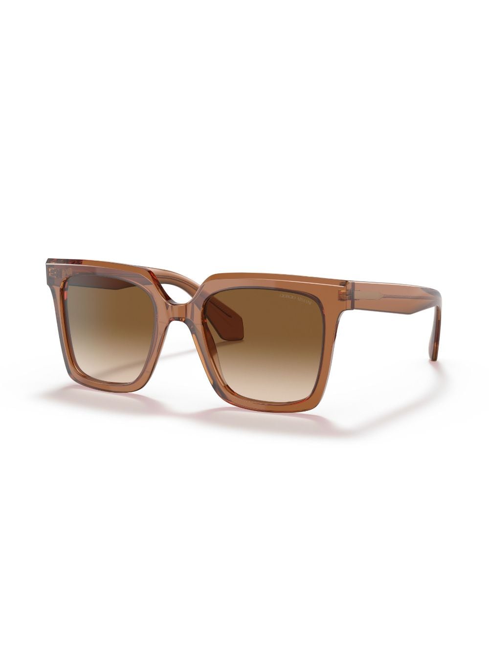 Giorgio Armani butterfly-frame gradient sunglasses - Bruin