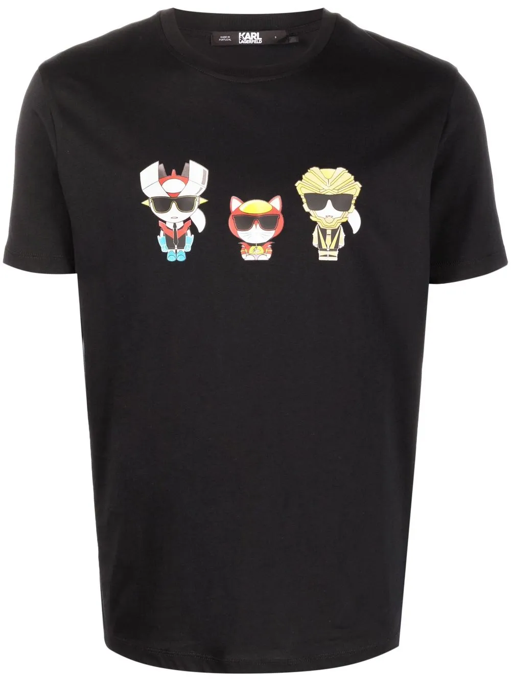 

Karl Lagerfeld Ikonik Heroes T-shirt - Black