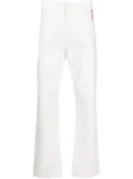 Billionaire Lion straight-leg jeans - White