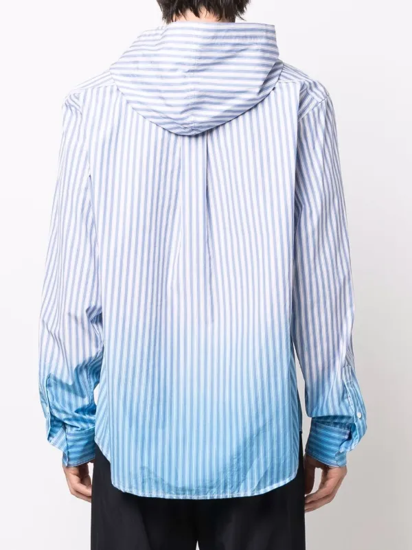 Marni Ombre Striped Hooded Shirt - Farfetch