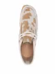 Clarks Wallabee cow-print ankle boots