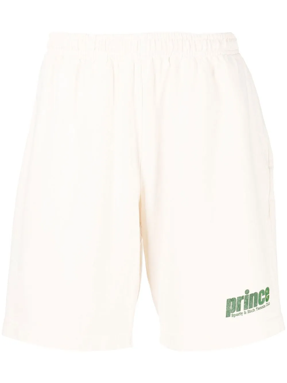 

Sporty & Rich text print track shorts - Neutrals