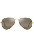 Ray-Ban RB3025 Chromance pilot-frame sunglasses - Gold