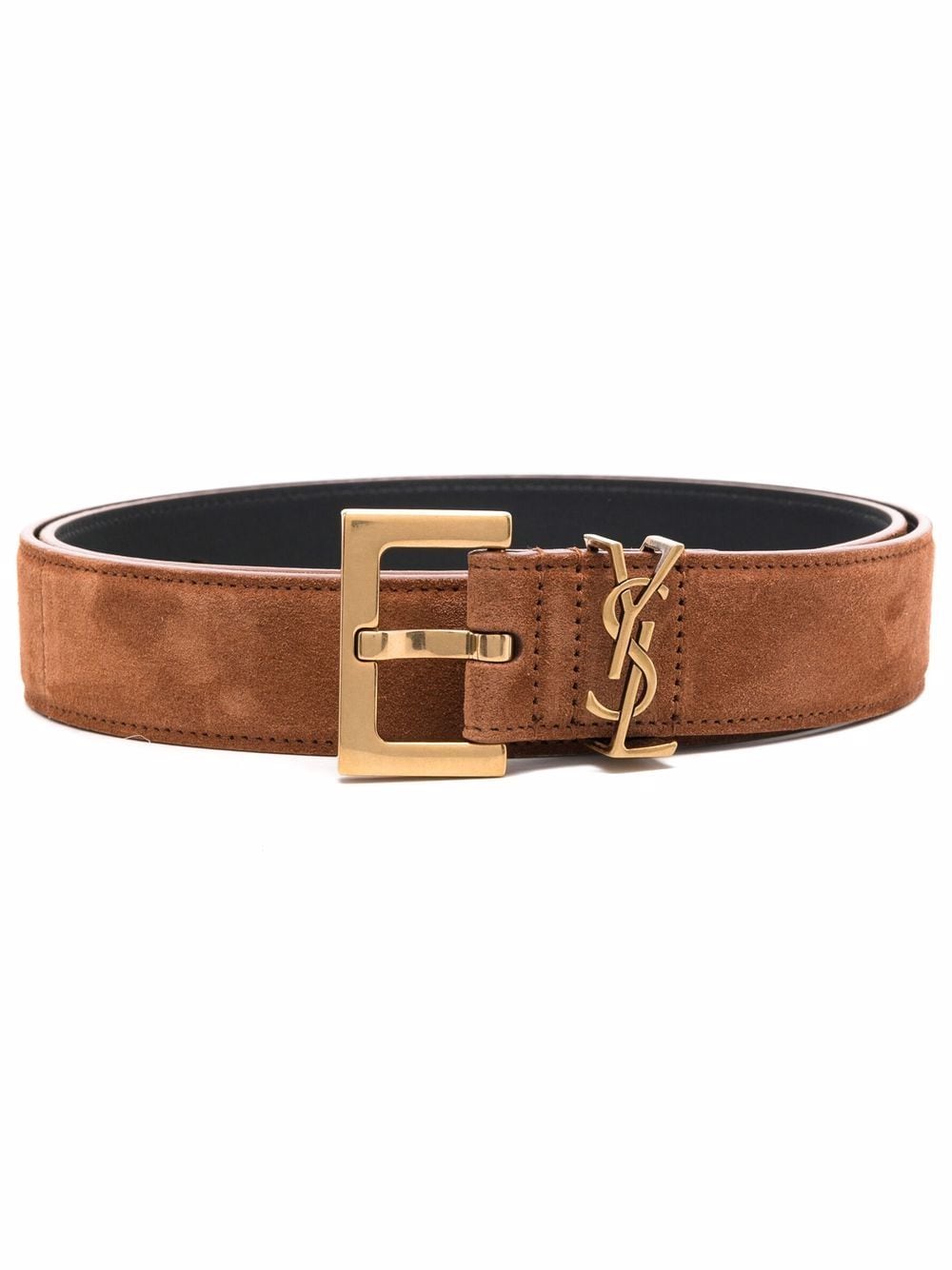 Saint Laurent suede-logo Belt - Farfetch