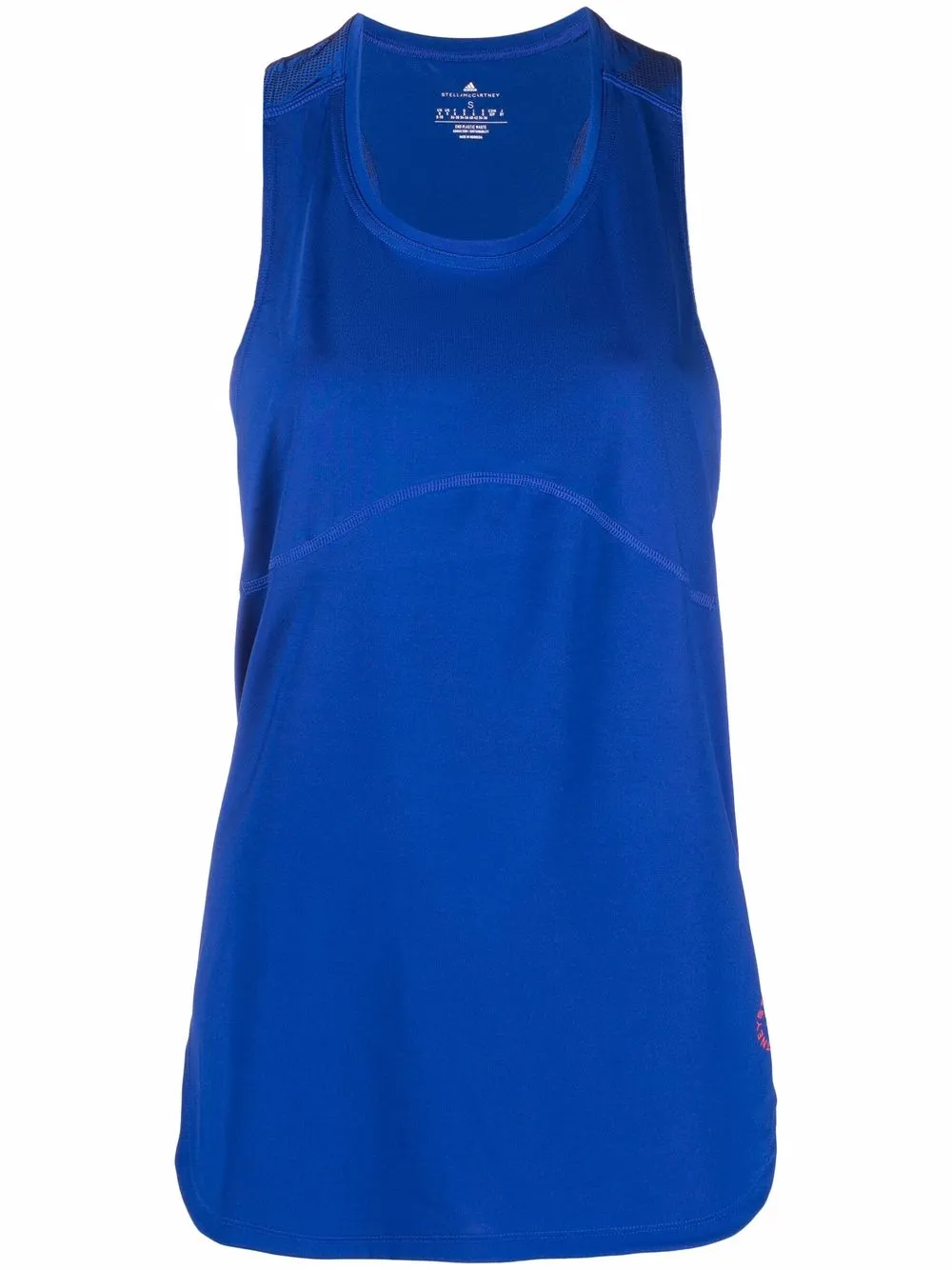 

adidas by Stella McCartney top con logo estampado - Azul