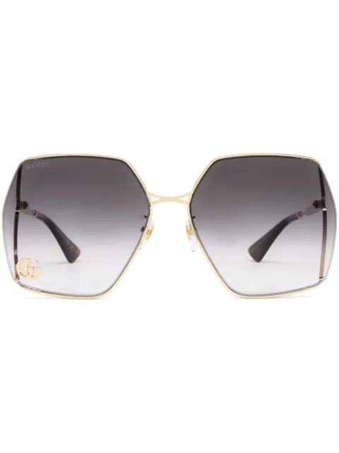 Gucci Eyewear logo-engraved tinted sunglasses