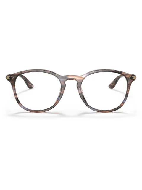 Giorgio Armani Panto round-frame glasses 