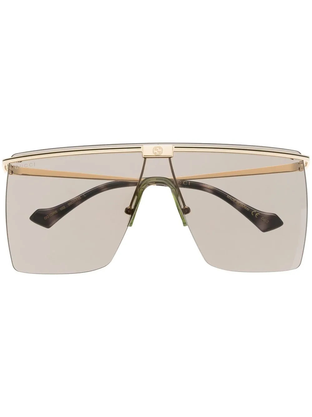 Gucci Eyewear square-frame sunglasses | Gold | Image 1