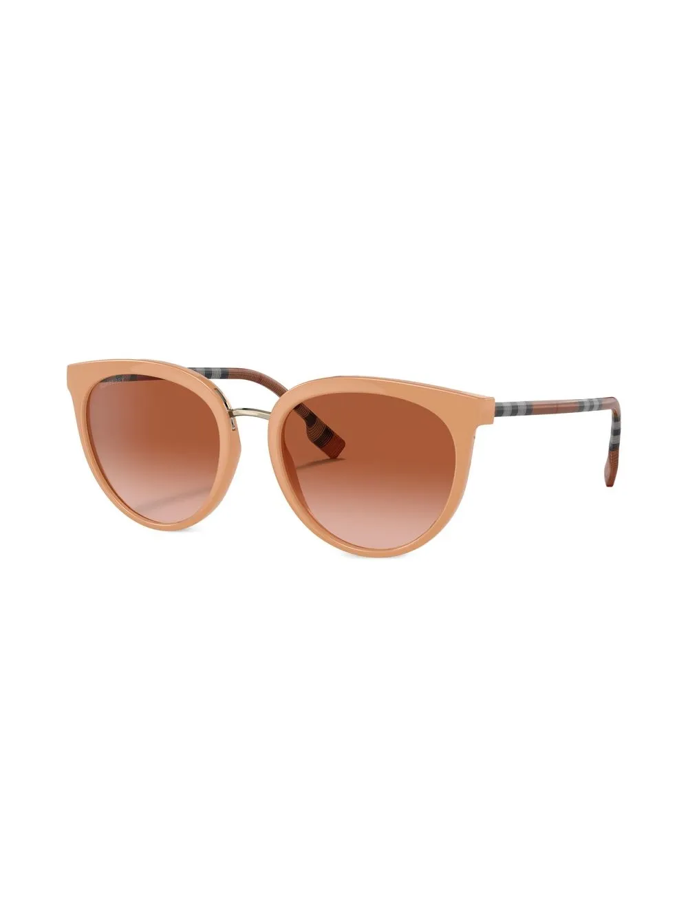 Burberry Eyewear Willow zonnebril met geruit detail - Beige