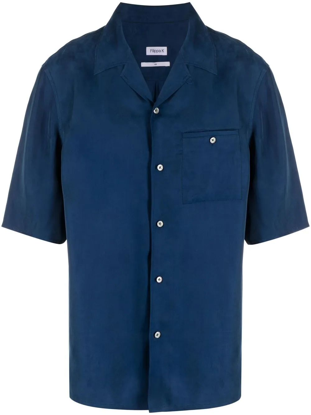 

Filippa K camisa Charlie de manga corta - Azul