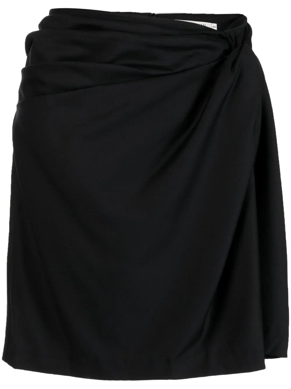 

Anna Quan Emelia gathered-detail skirt - Black