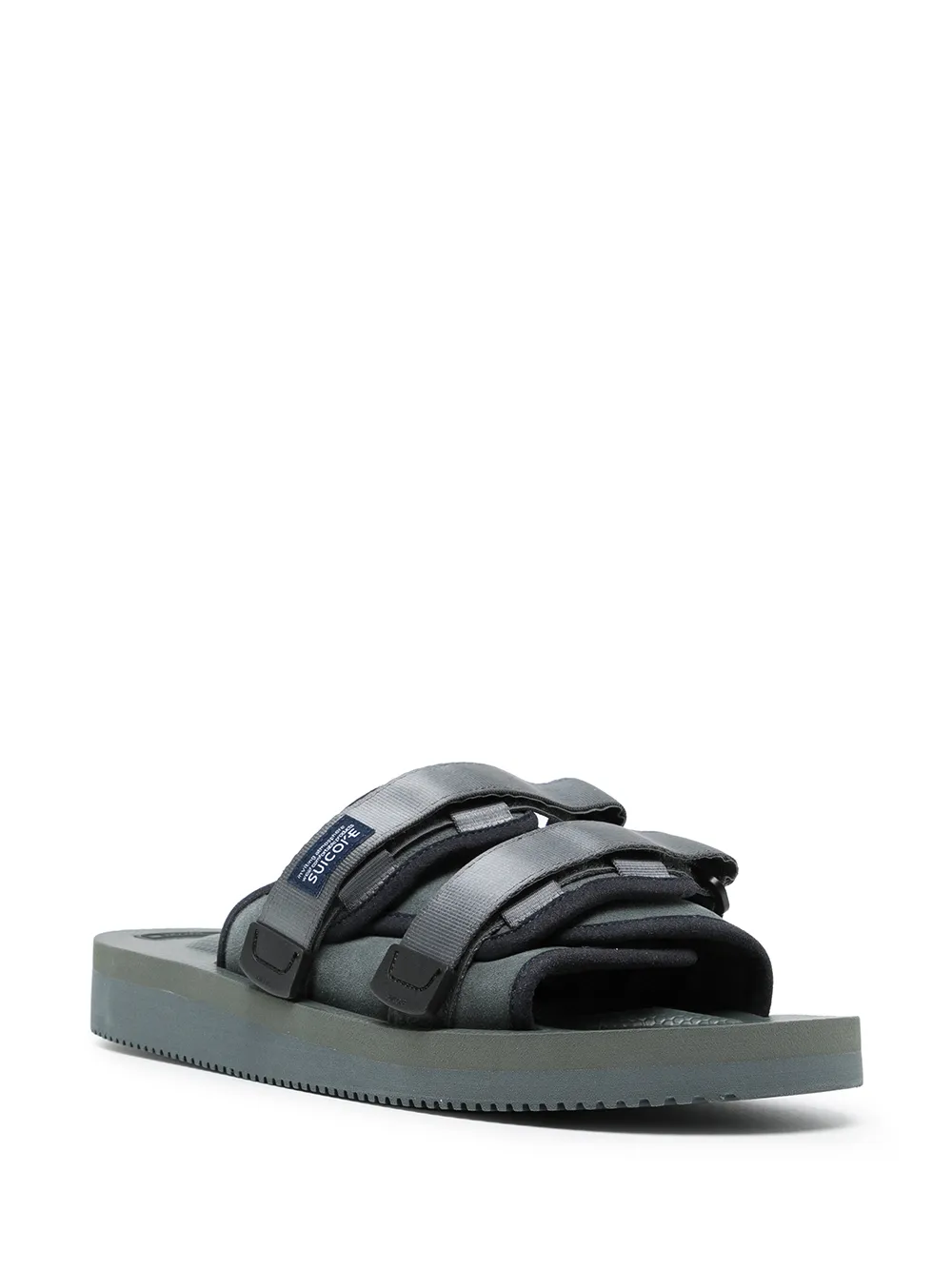 Suicoke MOTO-VS suède slippers - Grijs