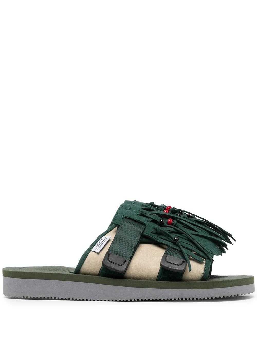 

Suicoke sandalias Hoto con detalle de borlas - Verde