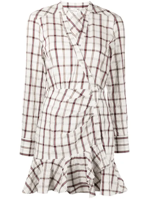 Veronica Beard Sherry check-pattern dress