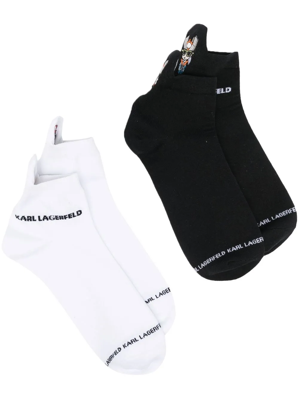 

Karl Lagerfeld K/Heroes two-pack socks - White