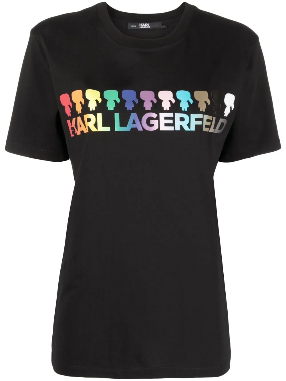 

Karl Lagerfeld playera K/Pride con logo - Negro