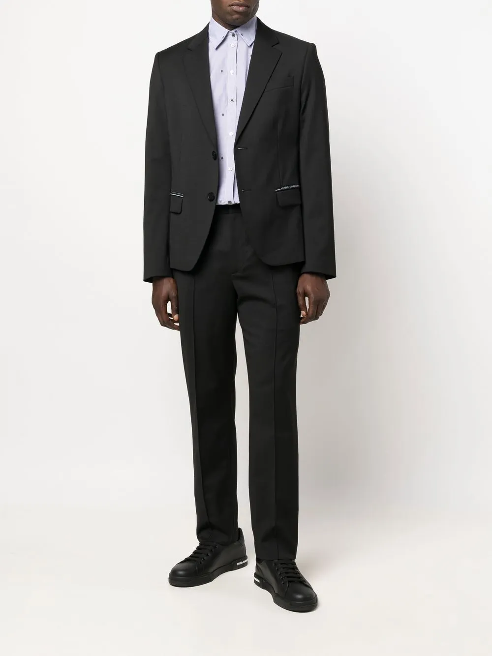 Image 2 of Karl Lagerfeld monogam striped shirt