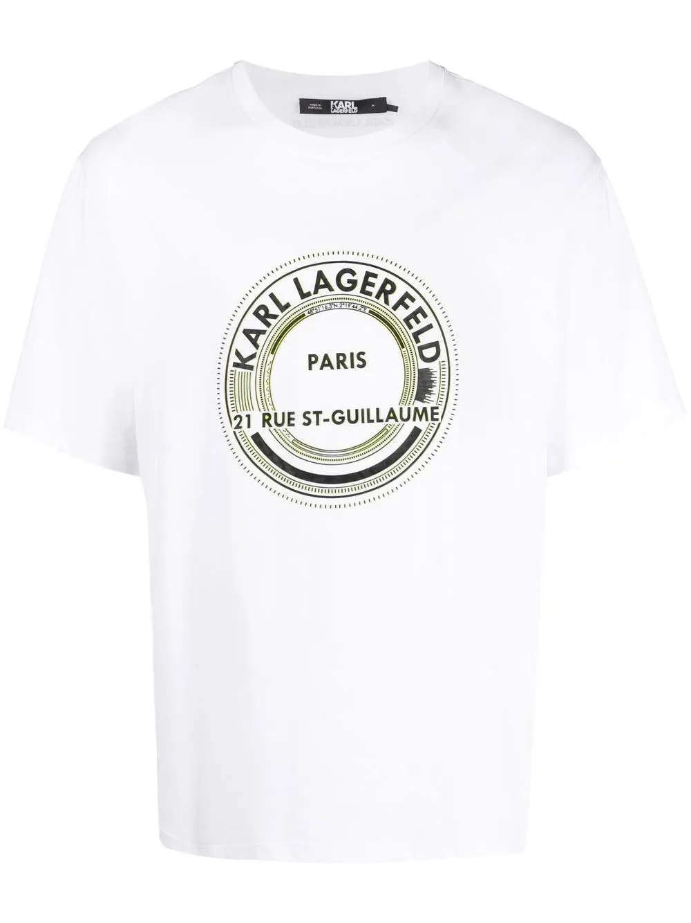 

Karl Lagerfeld playera Athleisure con logo estampado - Blanco