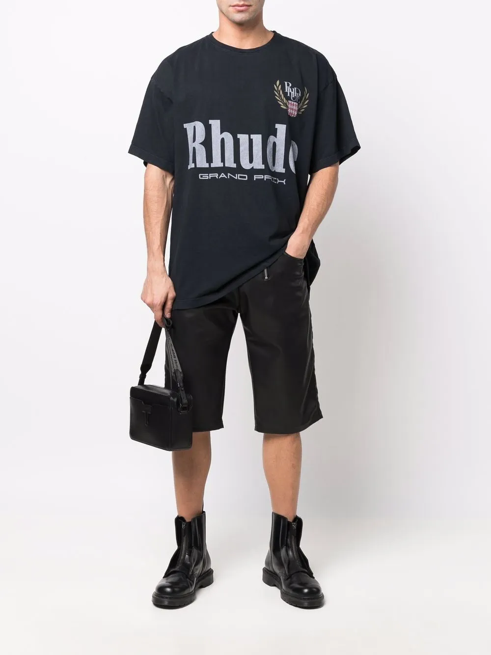 фото Rhude футболка с логотипом