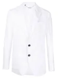 Billionaire single-breasted tailored blazer - White