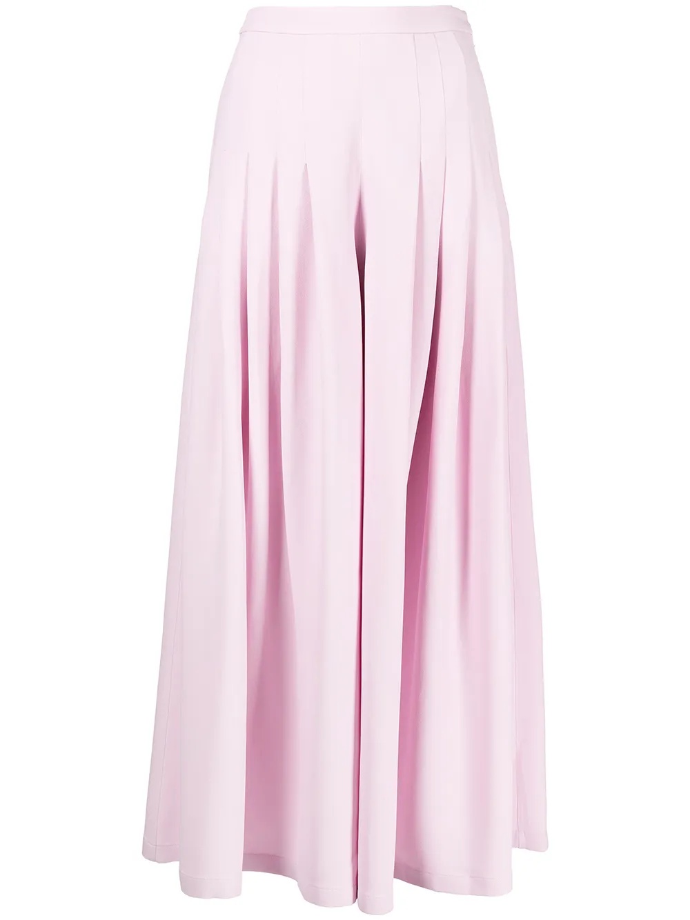 

Giambattista Valli pantalones palazzo de tiro alto - Rosado