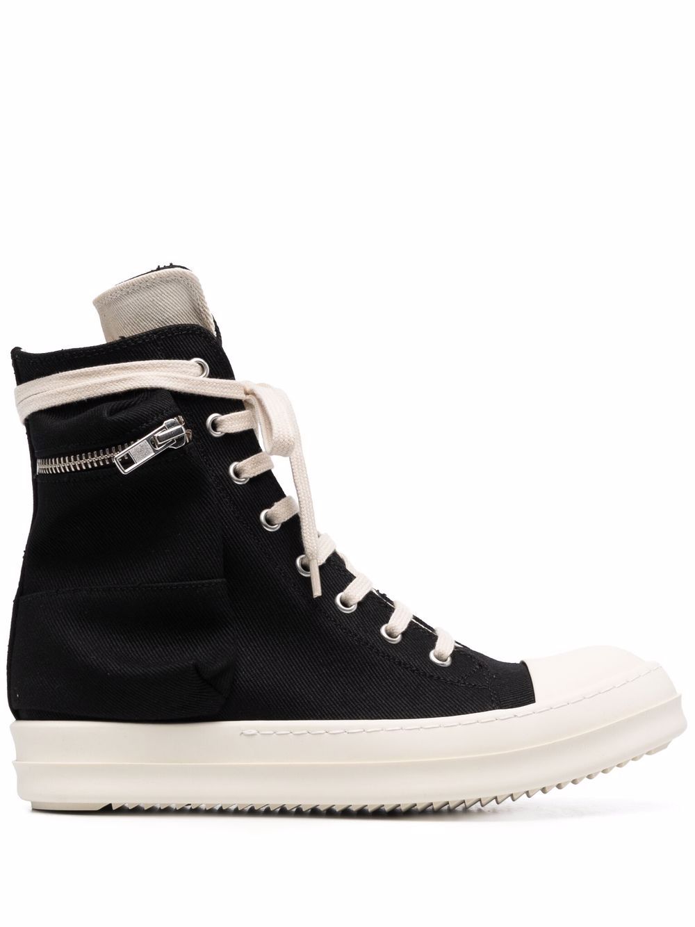 фото Rick owens drkshdw высокие кеды cargo