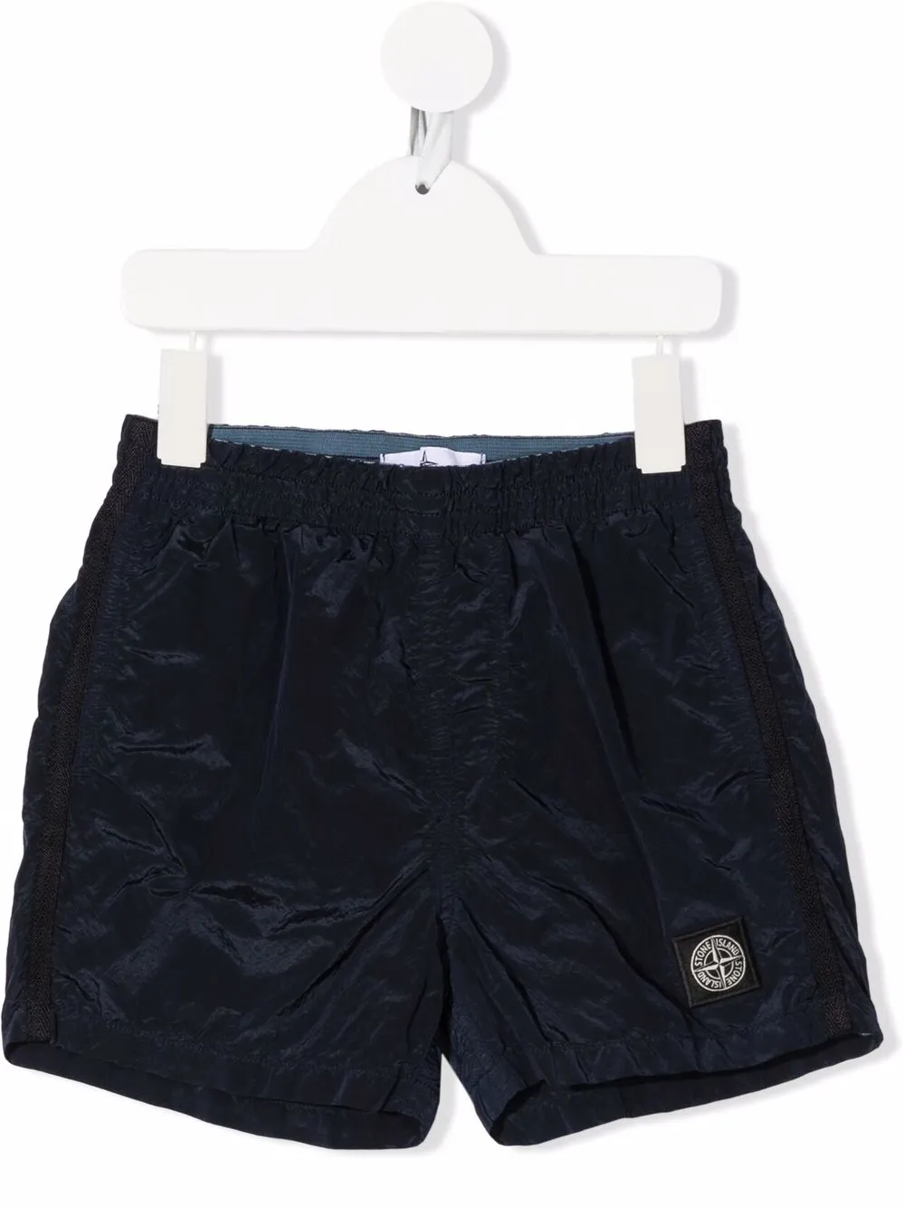 Stone Island Junior плавки-шорты с нашивкой-логотипом