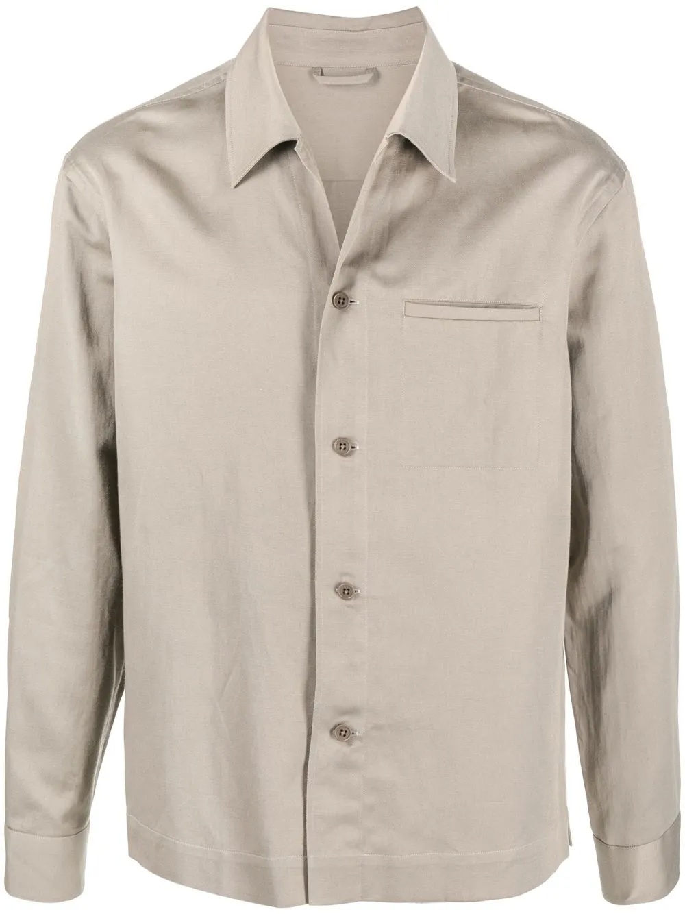 

Filippa K sobrecamisa con botones - Gris