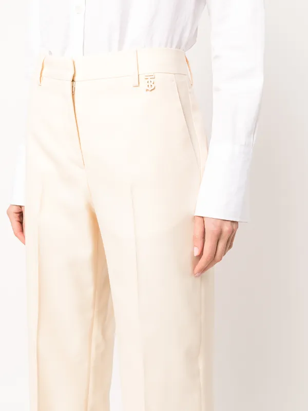 Burberry Lottie straight-leg Trousers | Neutrals | FARFETCH