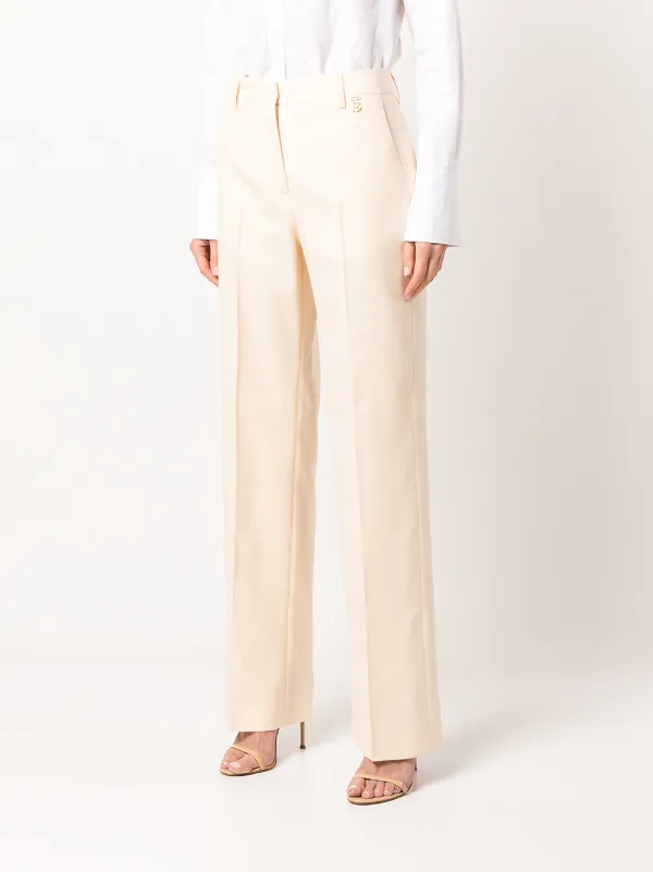 Burberry Lottie straight-leg Trousers | Neutrals | FARFETCH