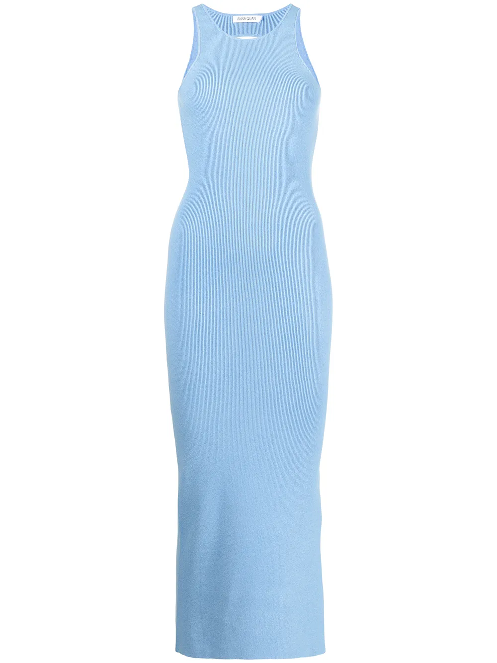 

Anna Quan vestido Jemma midi ajustado - Azul