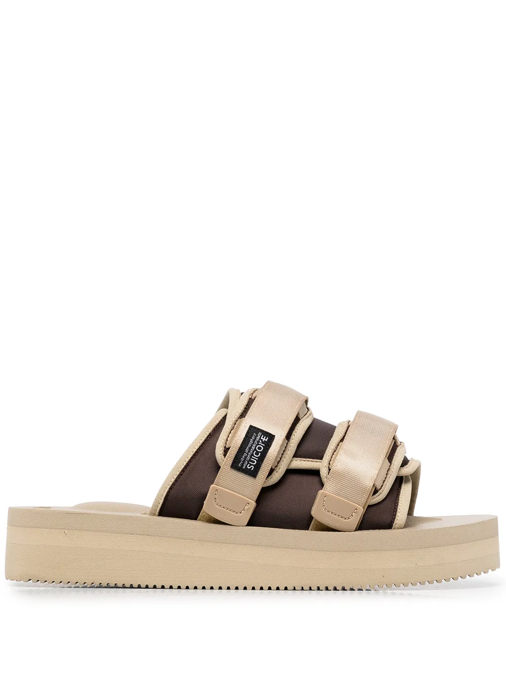 

Suicoke MOTO-VPO touch-strap sandals - Brown