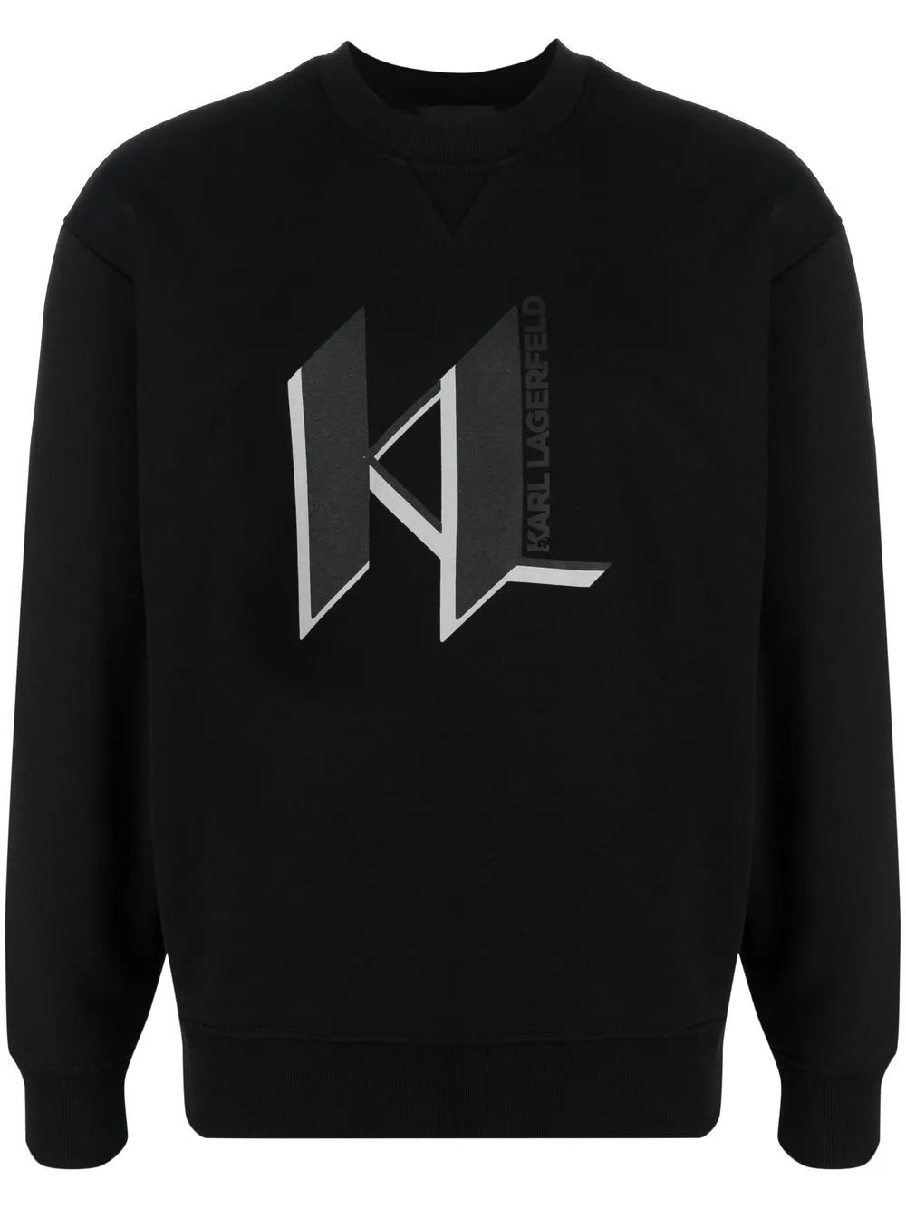 

Karl Lagerfeld joggers con logo estampado - Negro