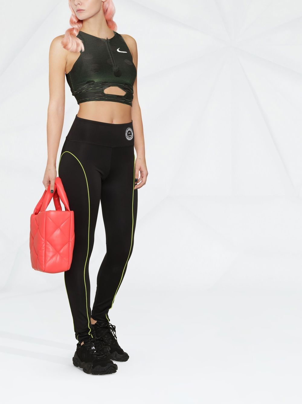 Karl Lagerfeld Stripe Detail Logo Leggings - Farfetch