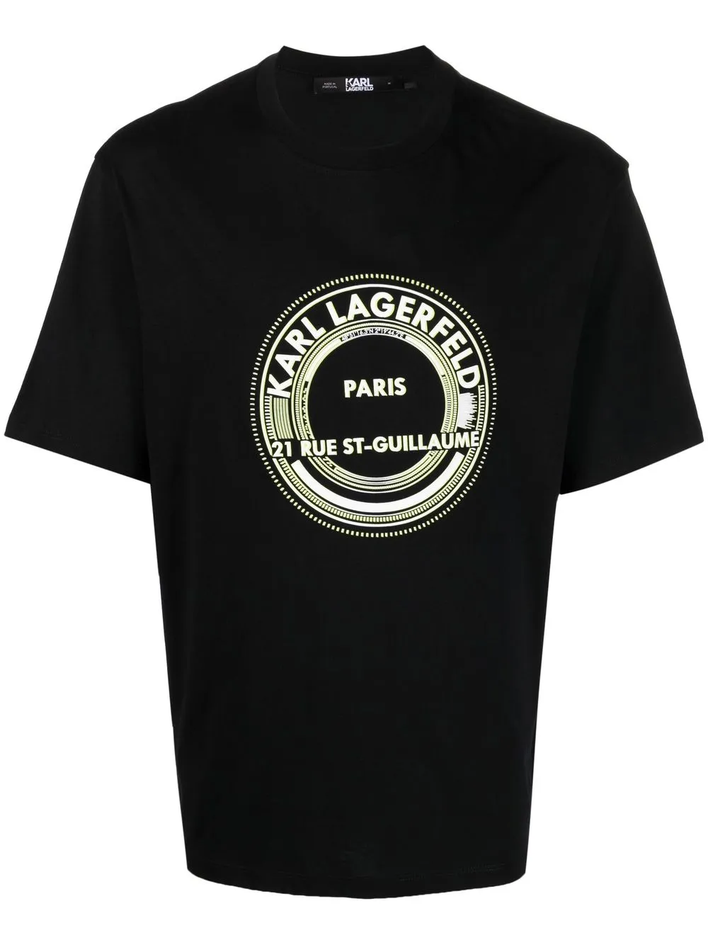 

Karl Lagerfeld playera con logo estampado - Negro